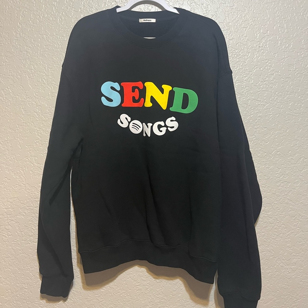 Madhappy x Spotify Send Songs Crewneck Sweatshirt – Size Large - Picture 2 of 7